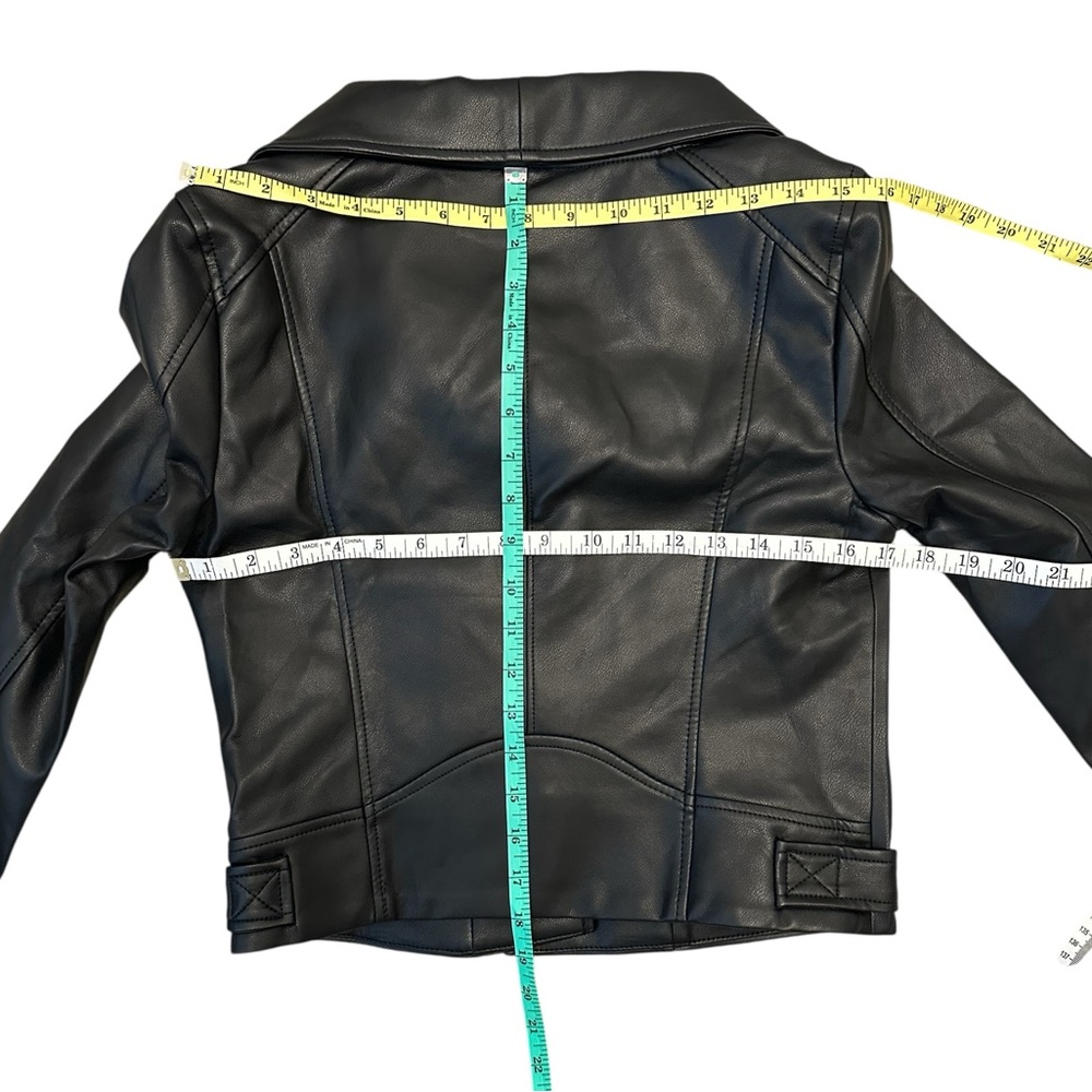BLANKNYC Faux Leather Moto Jacket Best In Show Black Women Small NWT $128 MSRP - Picture 8 of 14